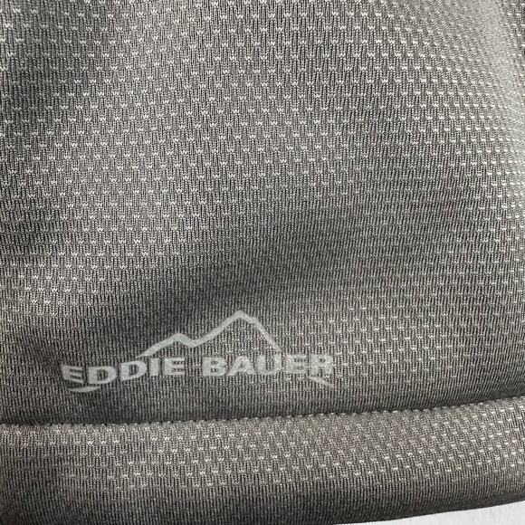 Eddie Bauer Leidos Full Zip Gray Weather Resist Soft Shell Jacket Mens Size XL - Picture 10 of 16